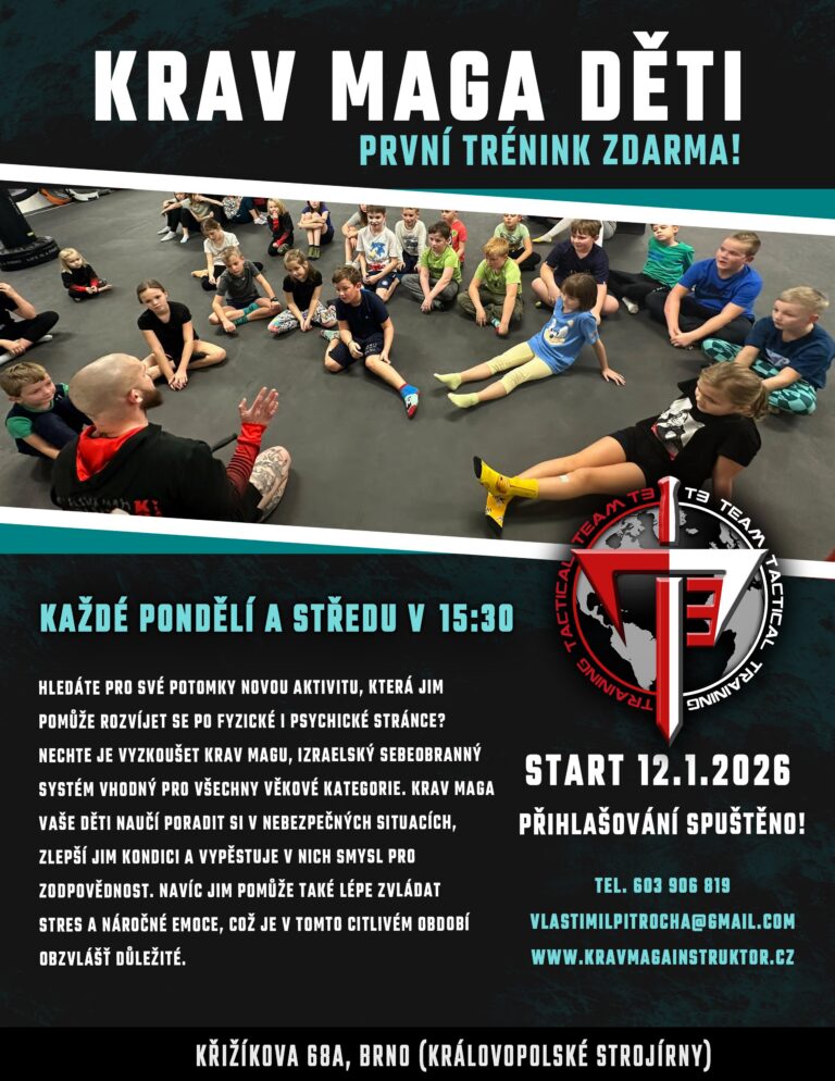 Krav Maga pro děti od Ledna 2026